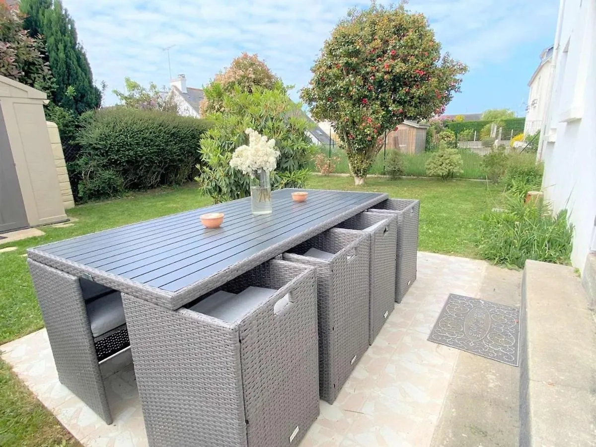 Appartement Jardin, Terrasse, Parking Prive, A 10 Min De La Plage, Proche Centre Benodet - Fr-1-481-114 فرنسا